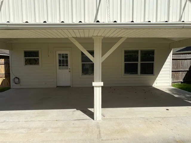 a view of road with trees