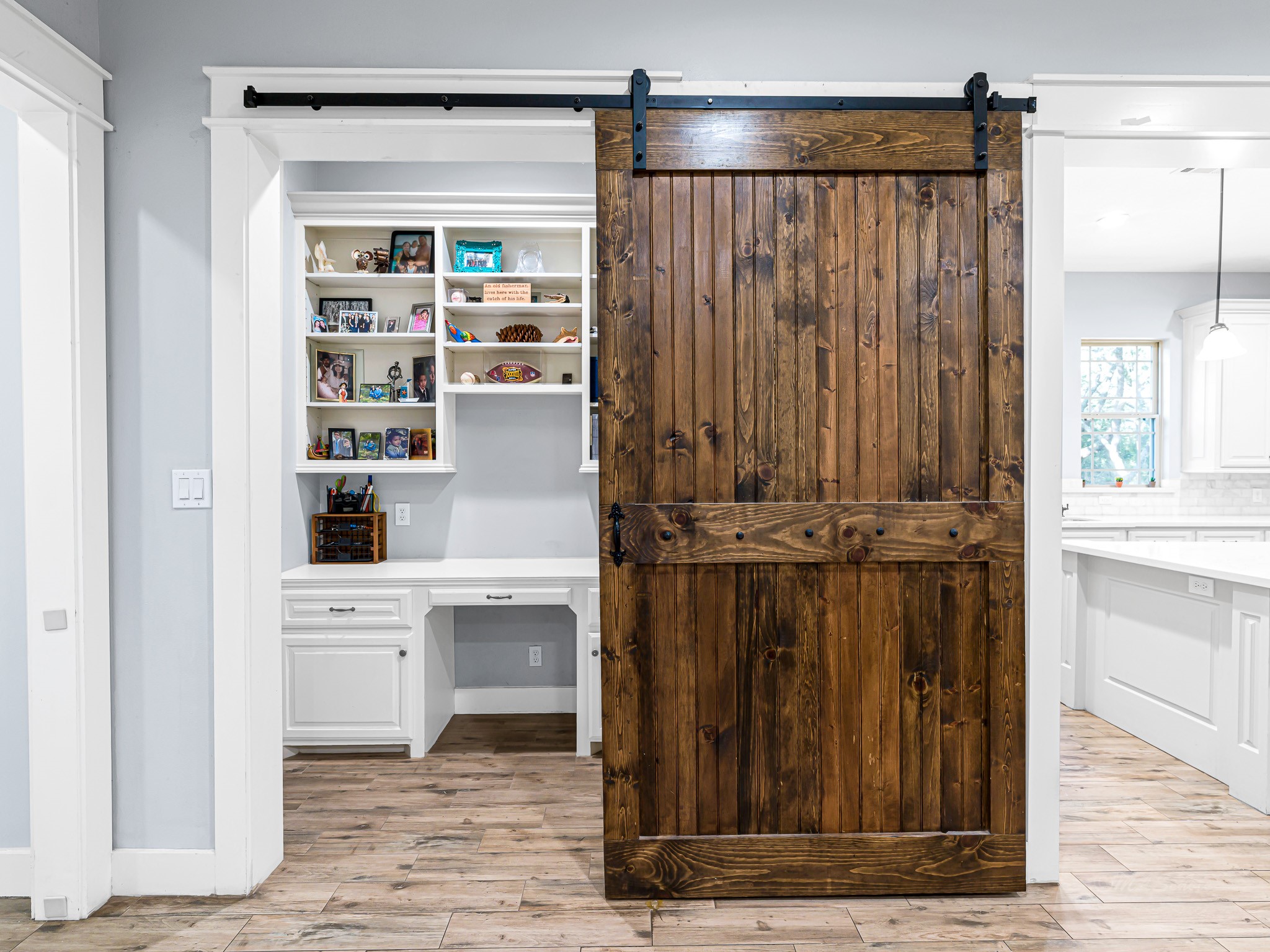 18117 FM 762 Road Needville, TX 77461 - Photo 14 of 37 a view of a kitchen with a window