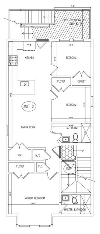 43 Wordsworth Street, Unit 2 Boston, MA 02128 - Photo 3 of 12 a black and white photo of a