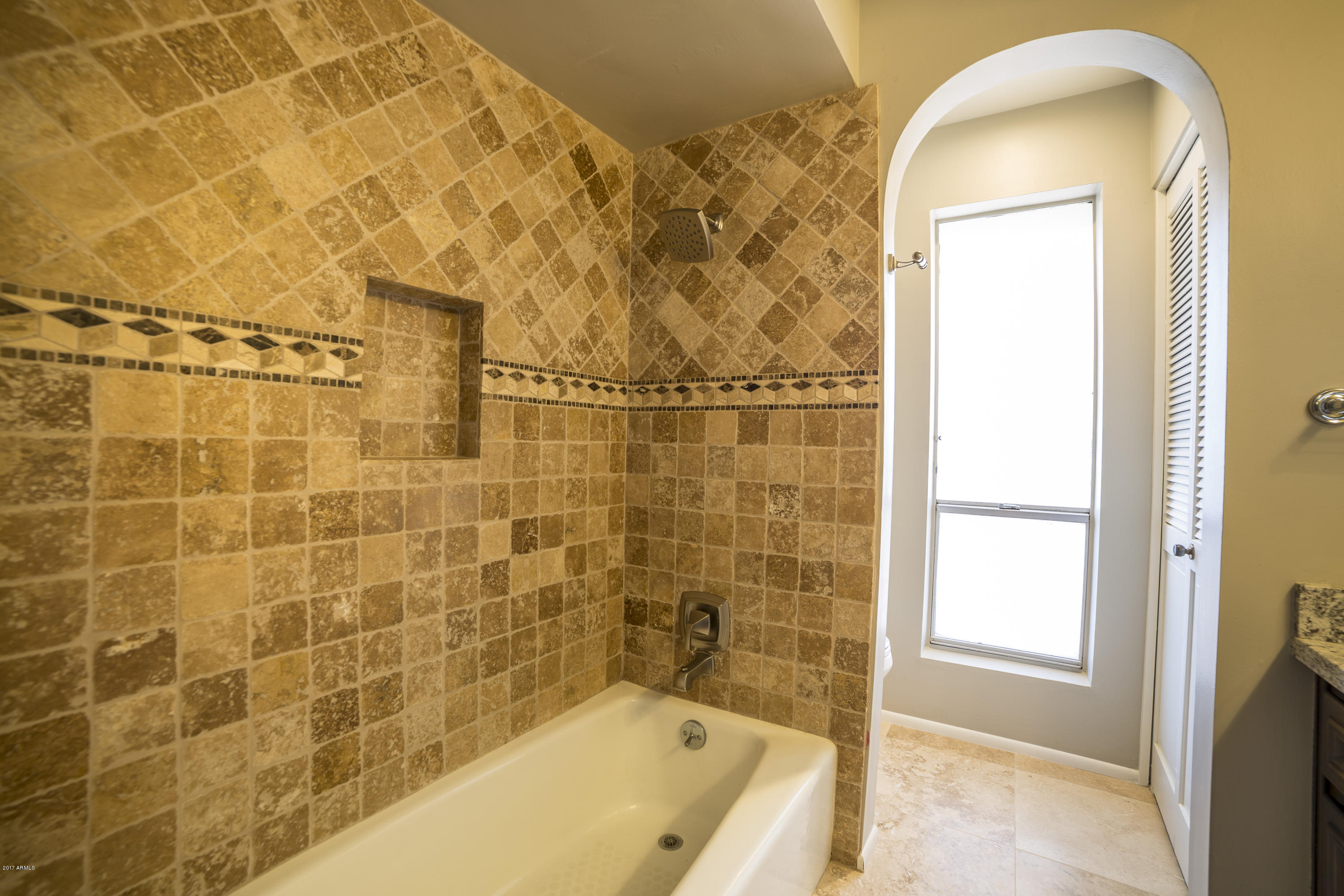 3337 East Las Rocas Drive Phoenix, AZ 85028 - Photo 15 of 27 Travertine Shower & Floor 2017