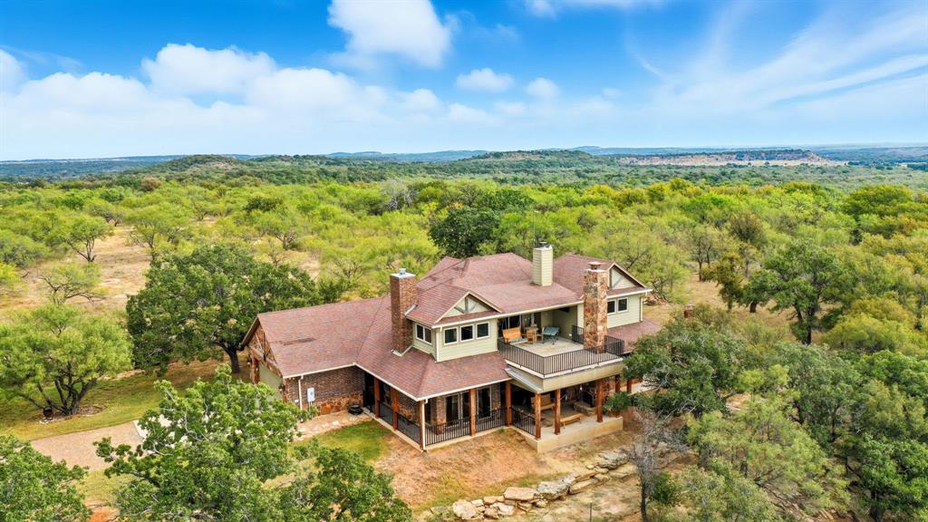 735 Gresham Lane Jacksboro, TX 76458 - Photo 38 of 40 an aerial view of a house with big yard