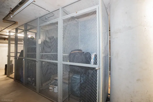 a view of a bike storage