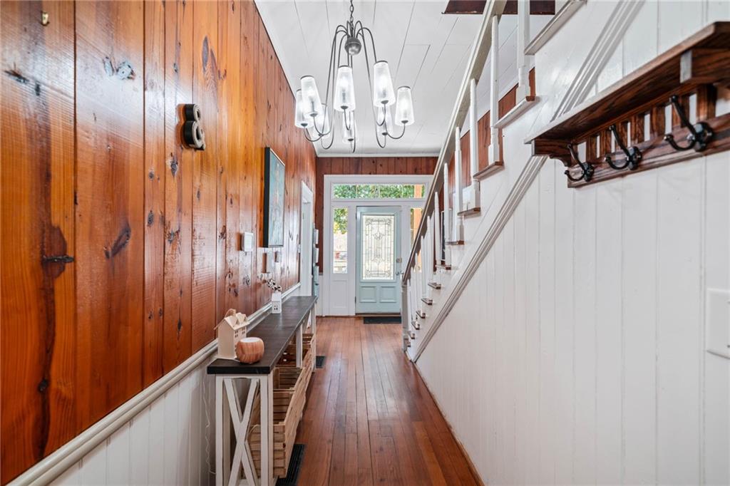634 South Main Street Jasper, GA 30143 - Photo 13 of 39 a view of a hallway with wooden floor and staircase