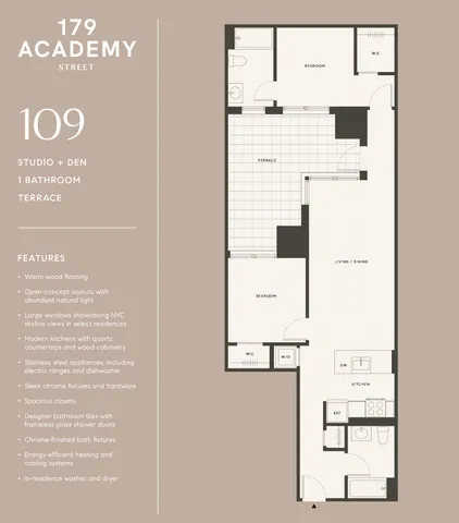 $3,063 | 179 Academy Street, Unit 104, Jersey City, NJ 07306