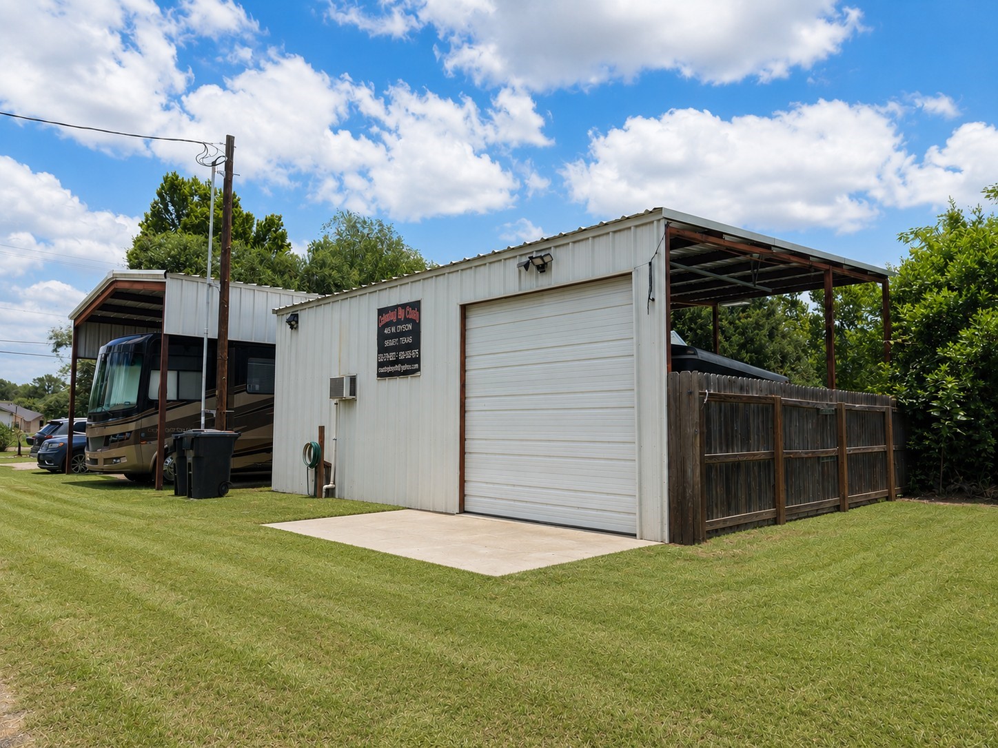 416 Division Street Jewett, TX 75846 - Photo 32 of 38 a view of a house with a backyard