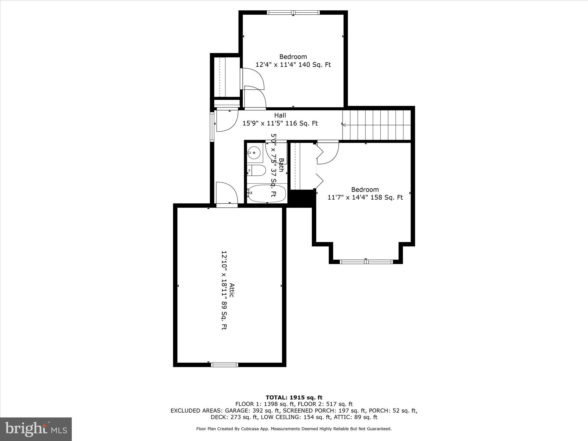 658 Bethany Loop Bethany Beach, DE 19930 - Photo 53 of 55 Upper Level Floor Plan