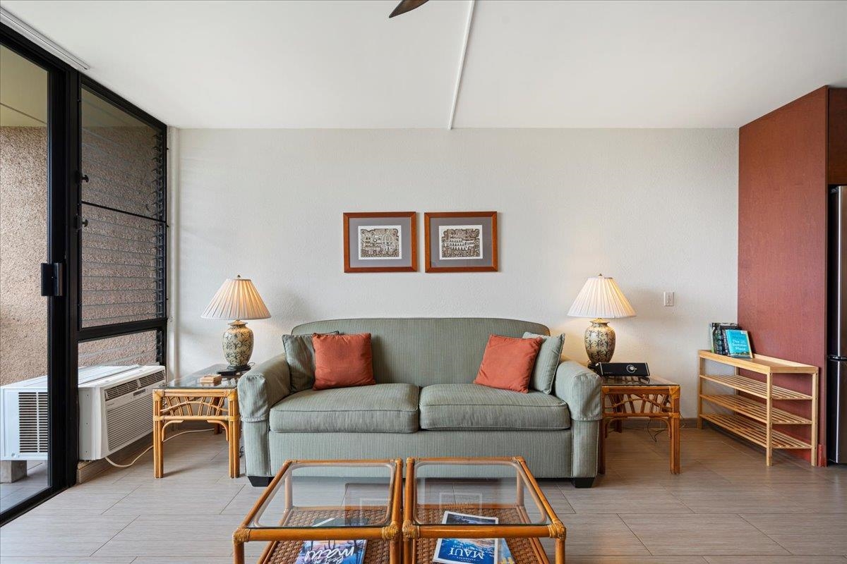 2191 South Kihei Road, Unit 2303 Kihei, HI 96753 - Photo 12 of 43 a living room with furniture and a couch