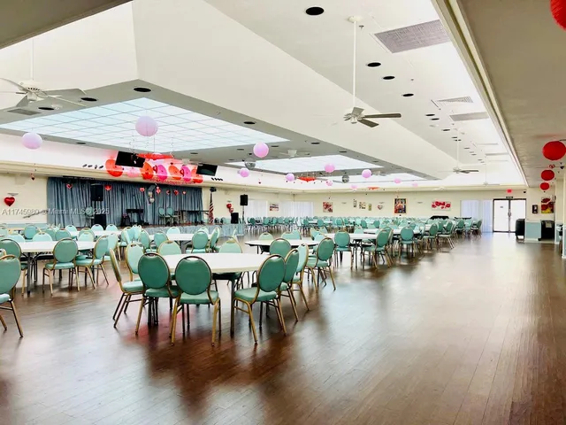 wooden table and chairs in a room