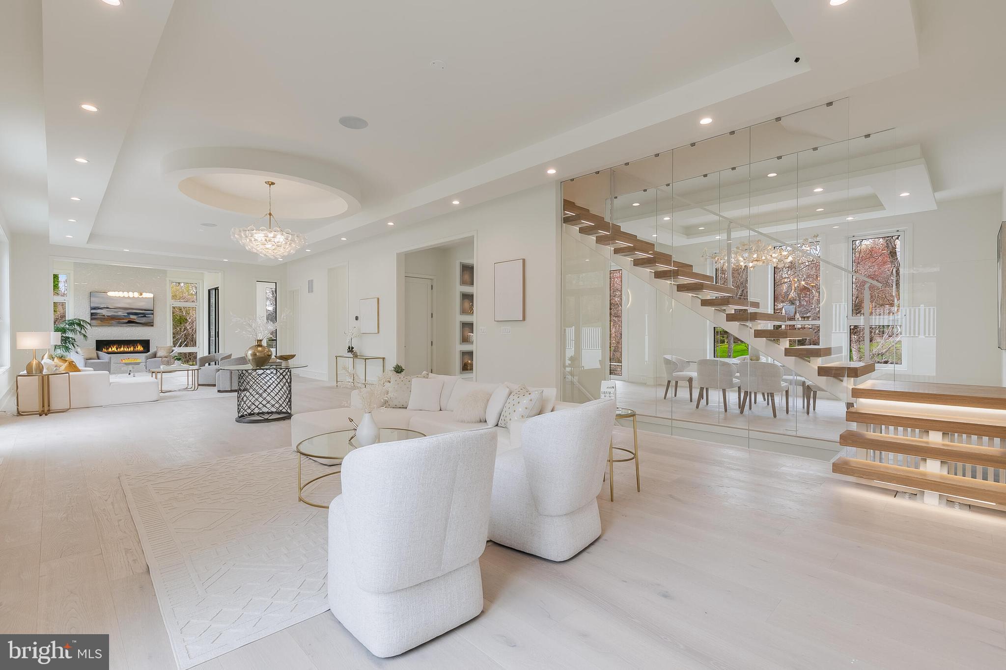 8757 Brook Road McLean, VA 22102 - Photo 14 of 51 Second floating staircase