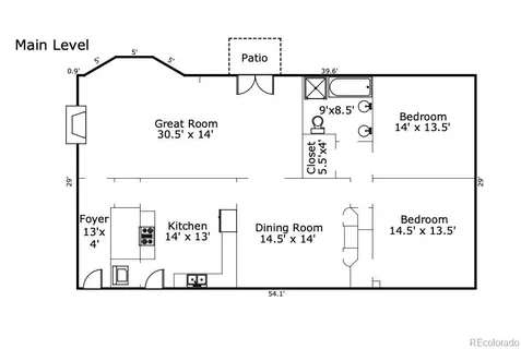 a view of a hallway with a chandelier