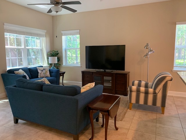 99 CanyonTrail St. Augustine, FL 32086 - Photo 15 of 19 a living room with furniture and a flat screen tv