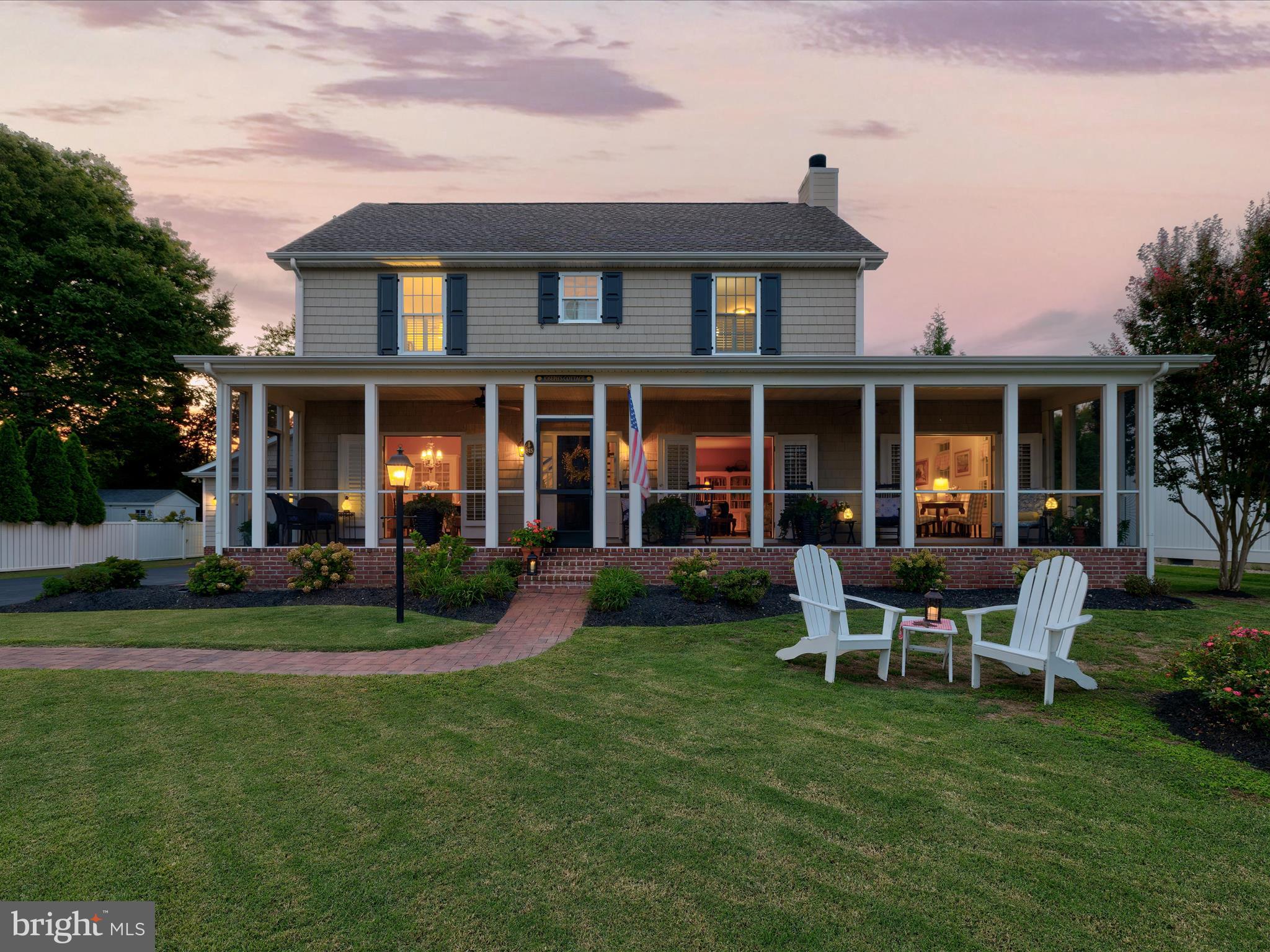 515 Stockley St Extension Rehoboth Beach, DE 19971 - Photo 63 of 104 Exterior Front at Twilight