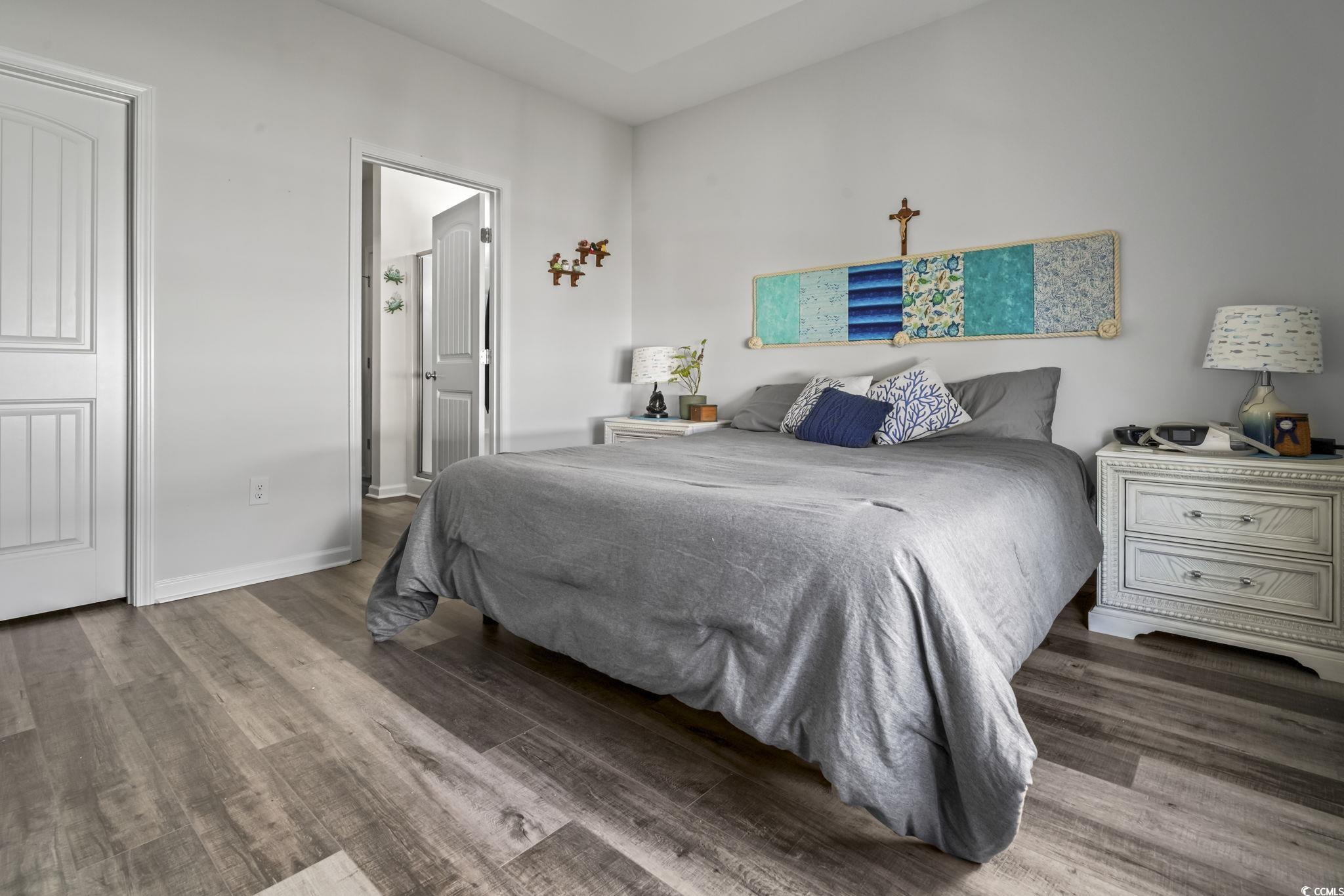 308 Concorde Drive Georgetown, SC 29440 - Photo 20 of 40 Primary Bedroom with large bathroom and luxury vinyl plank floors