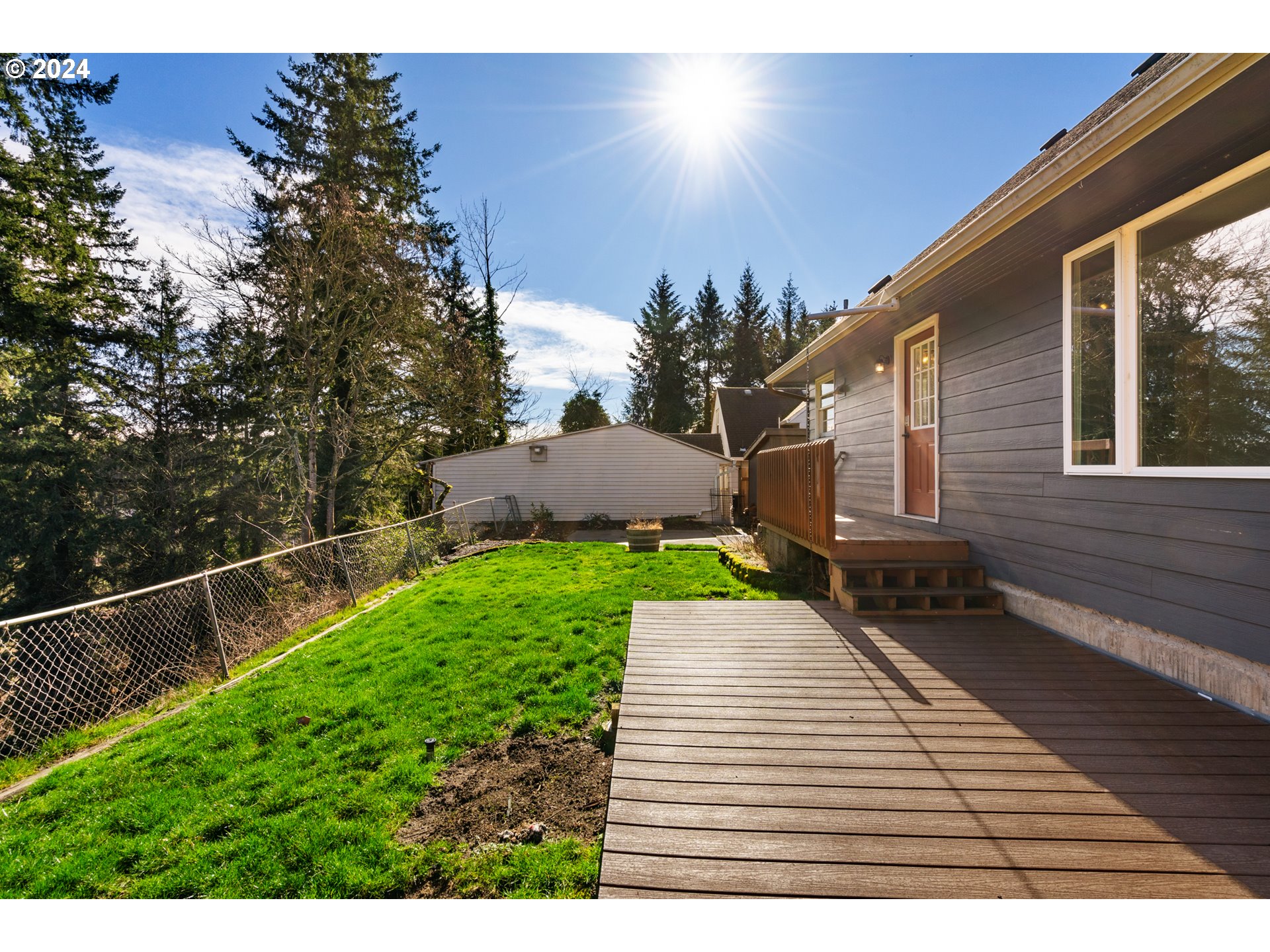 4313 Northeast Valley View Lane Vancouver, WA 98663 - Photo 45 of 48 a view of a backyard with sitting area
