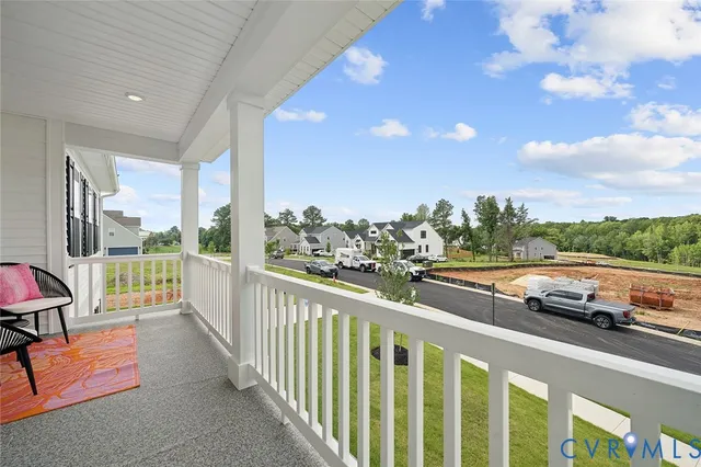 a view of city from a balcony with outdoor space