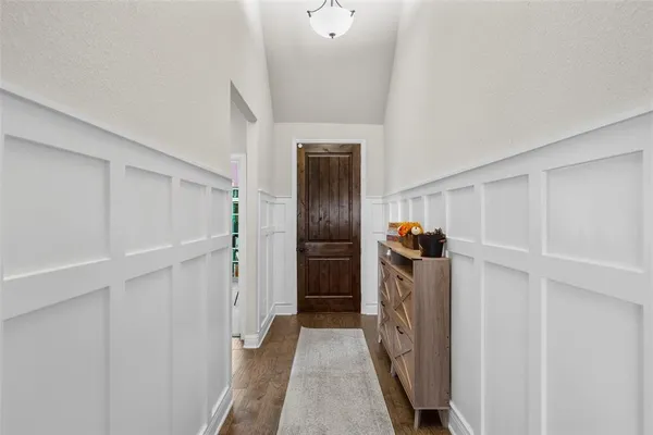 a view of hallway with walk in closet