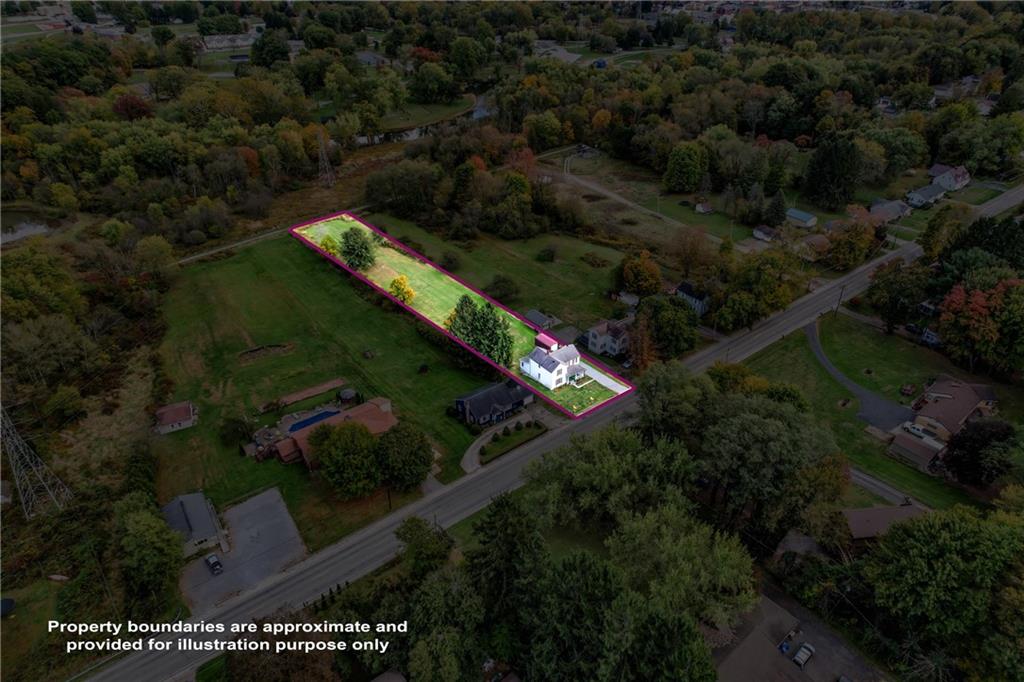 181 West Jamestown Road Greenville, PA 16125 - Photo 18 of 49 an aerial view of a house