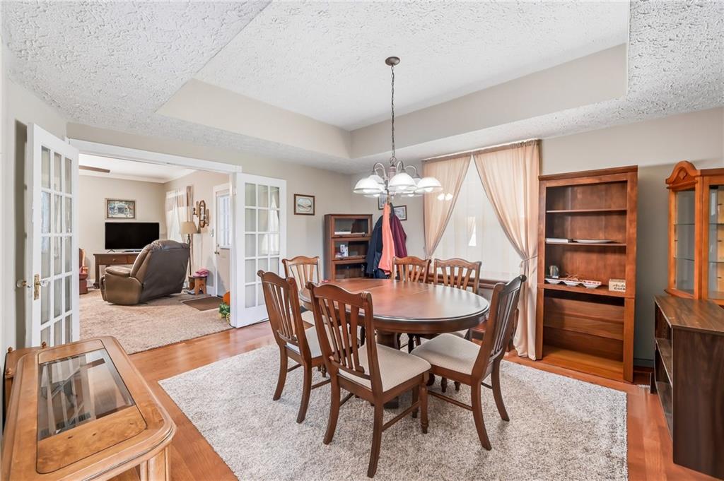 181 West Jamestown Road Greenville, PA 16125 - Photo 24 of 49 a dining room with furniture a chandelier and window