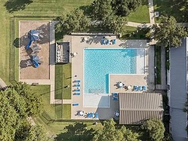 5582 Yarborough Drive Forney, TX 75126 - Photo 24 of 29 aerial view of a house with a garden