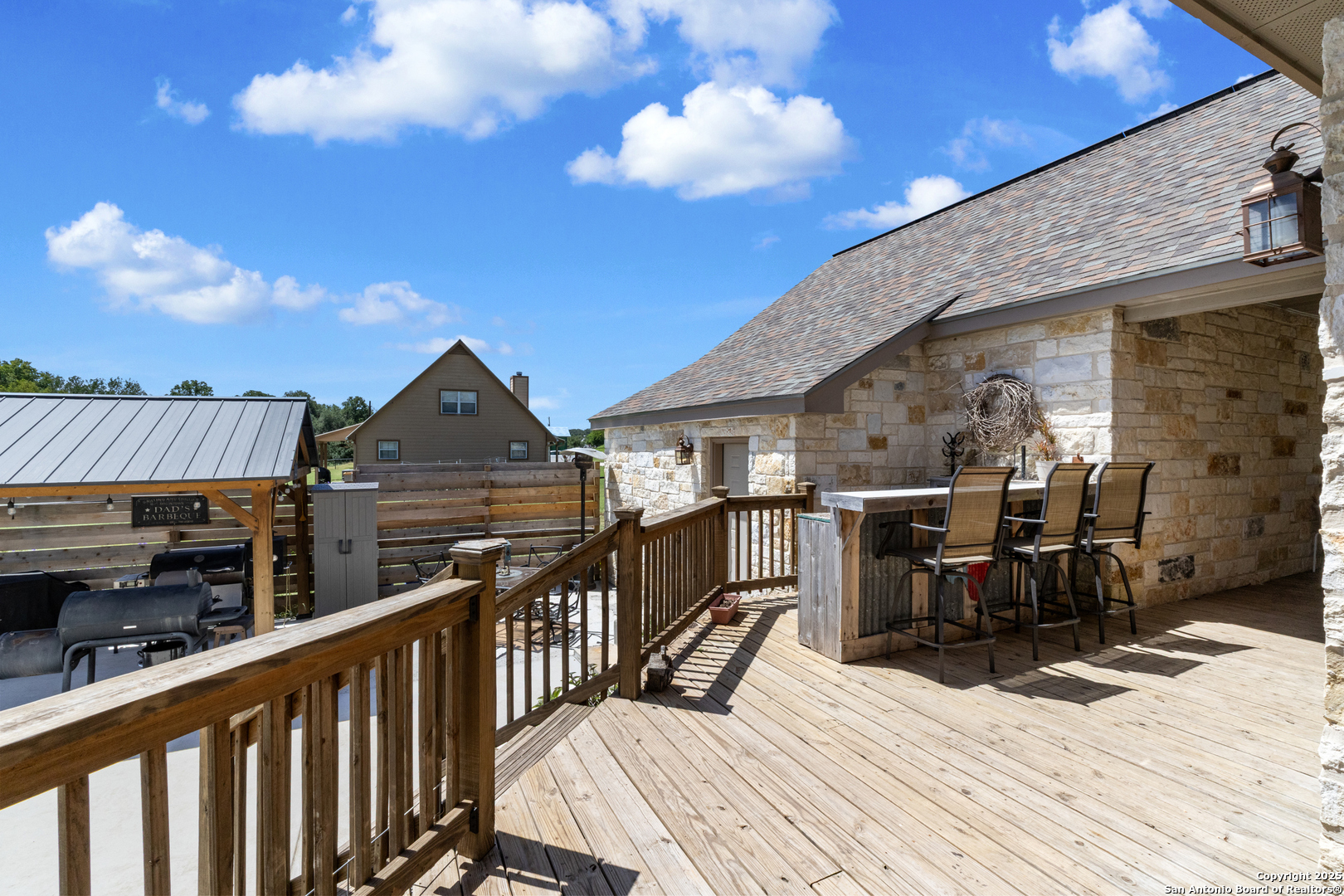 7040 Old Spring Branch Road Spring Branch, TX 78070 - Photo 34 of 43 a view of a terrace with seating space