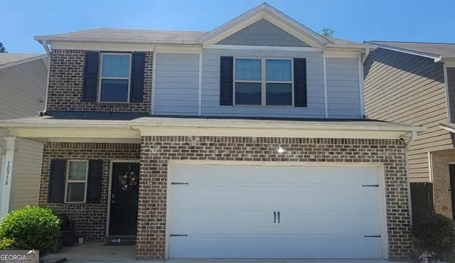 a view of a house with a door