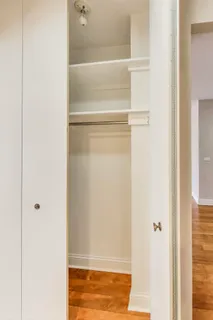 a view of a closet