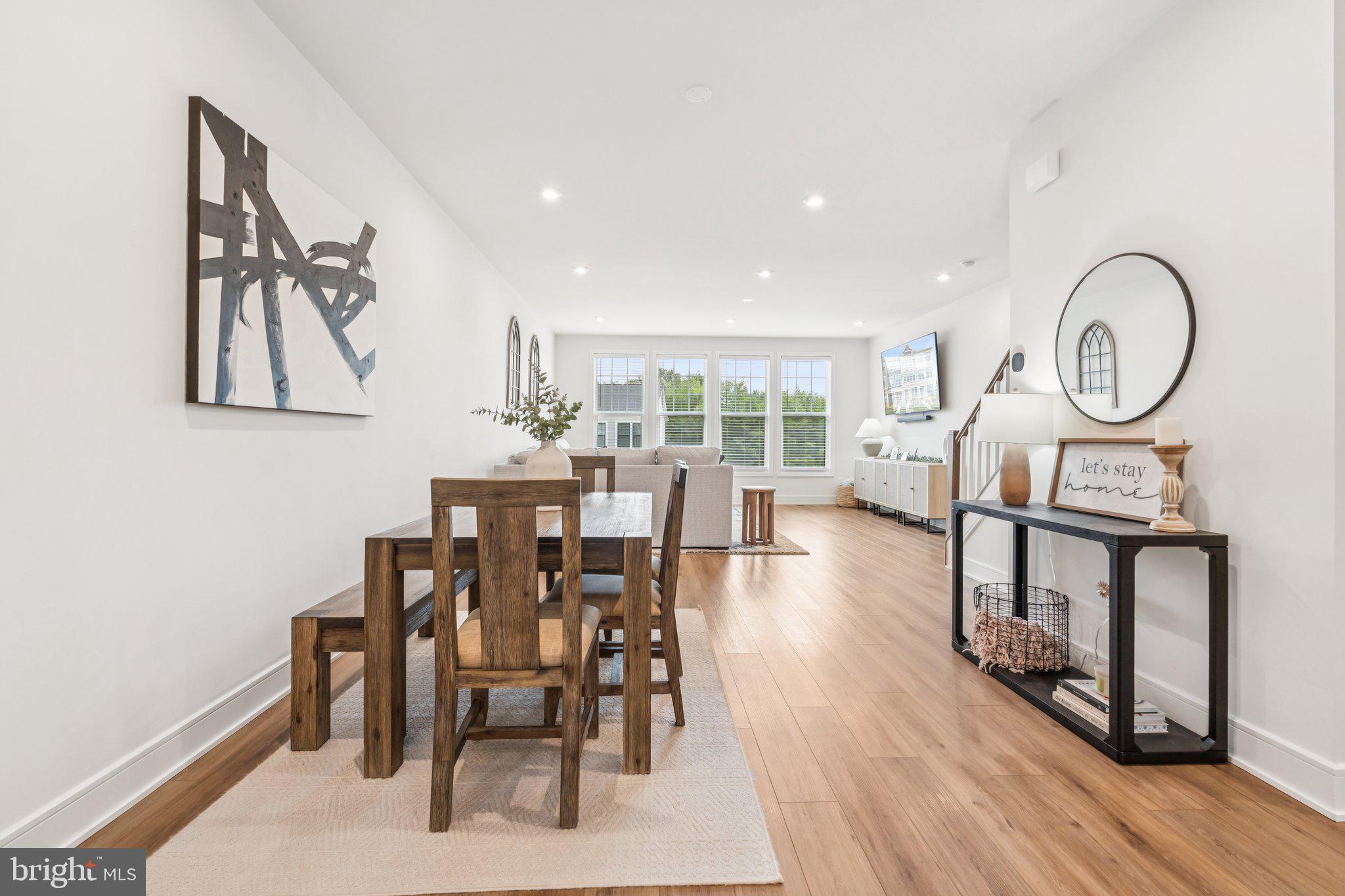 3580 Stephensons Hl Lane Marshall, VA 20115 - Photo 15 of 41 a view of a a dining room with furniture window and wooden floor