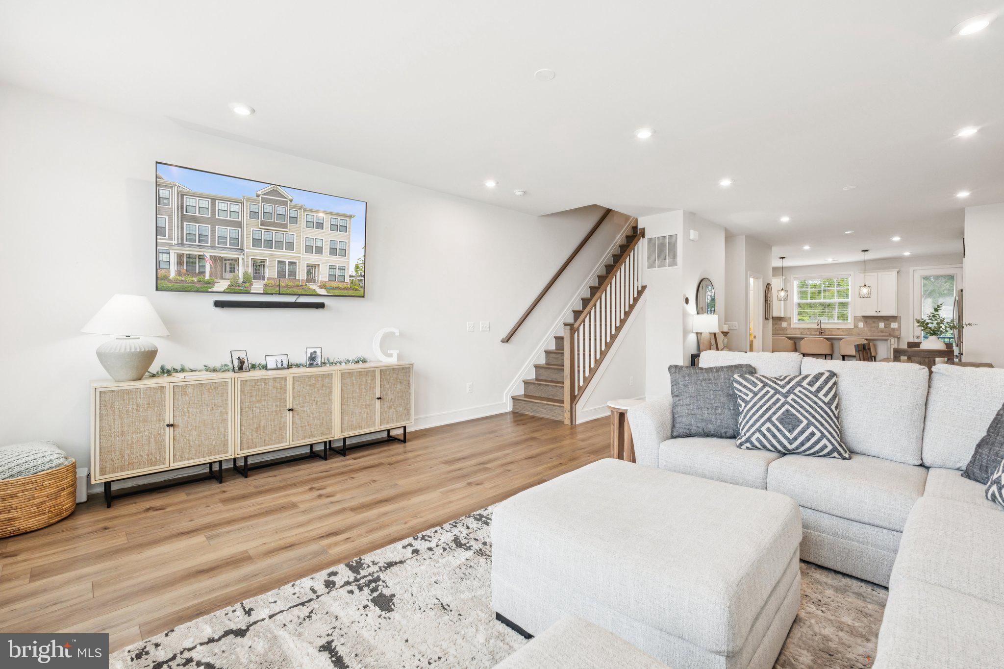 3580 Stephensons Hl Lane Marshall, VA 20115 - Photo 19 of 41 a living room with furniture and wooden floor