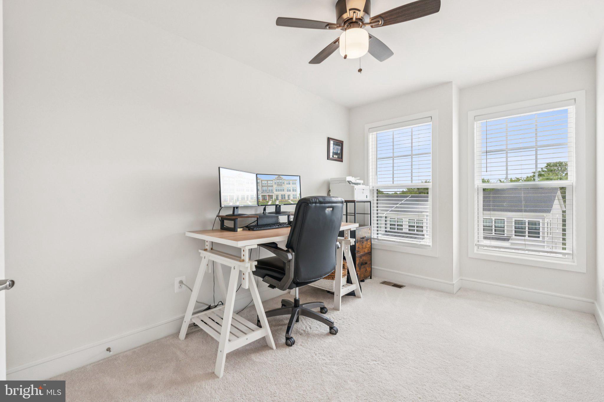 3580 Stephensons Hl Lane Marshall, VA 20115 - Photo 29 of 41 a view of a workspace with furniture and a window