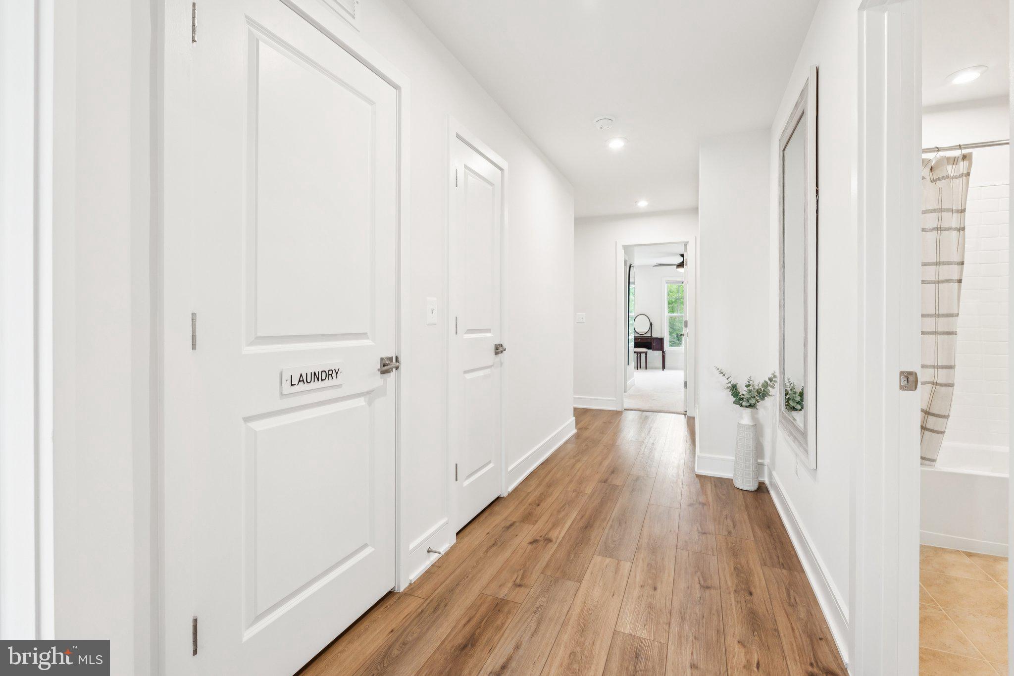 3580 Stephensons Hl Lane Marshall, VA 20115 - Photo 32 of 41 a view of hallway with wooden floor