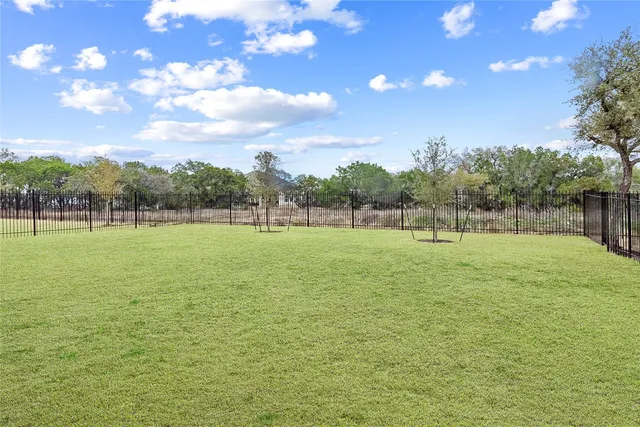 a view of a green field