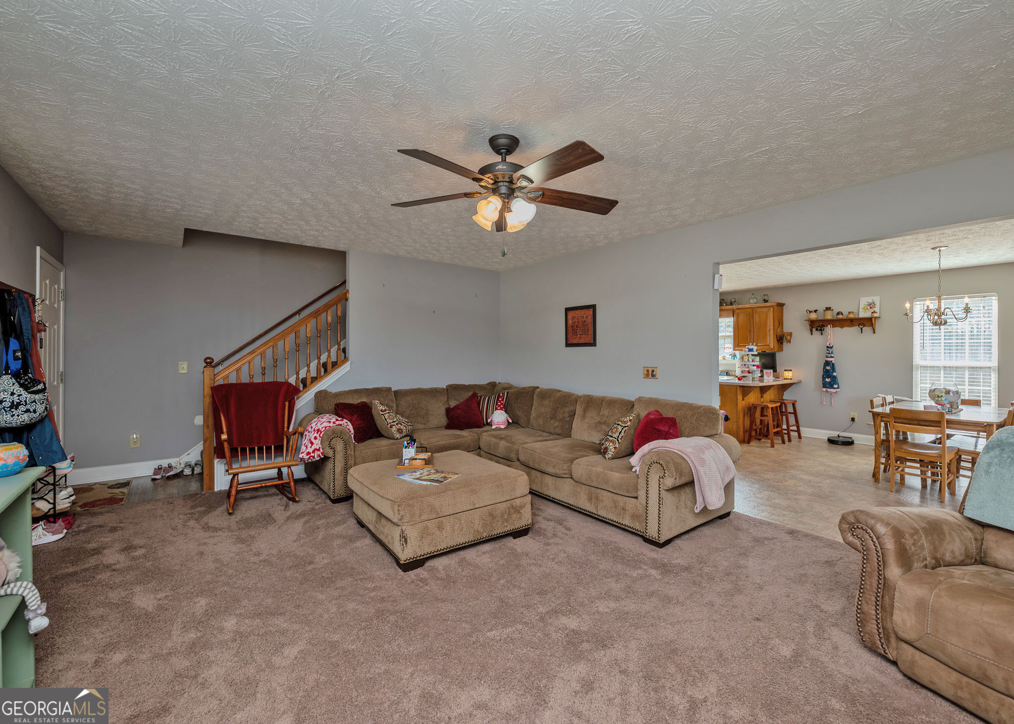 1363 McFarlin Bridge Road Carnesville, GA 30521 - Photo 10 of 78 a living room with furniture and white walls