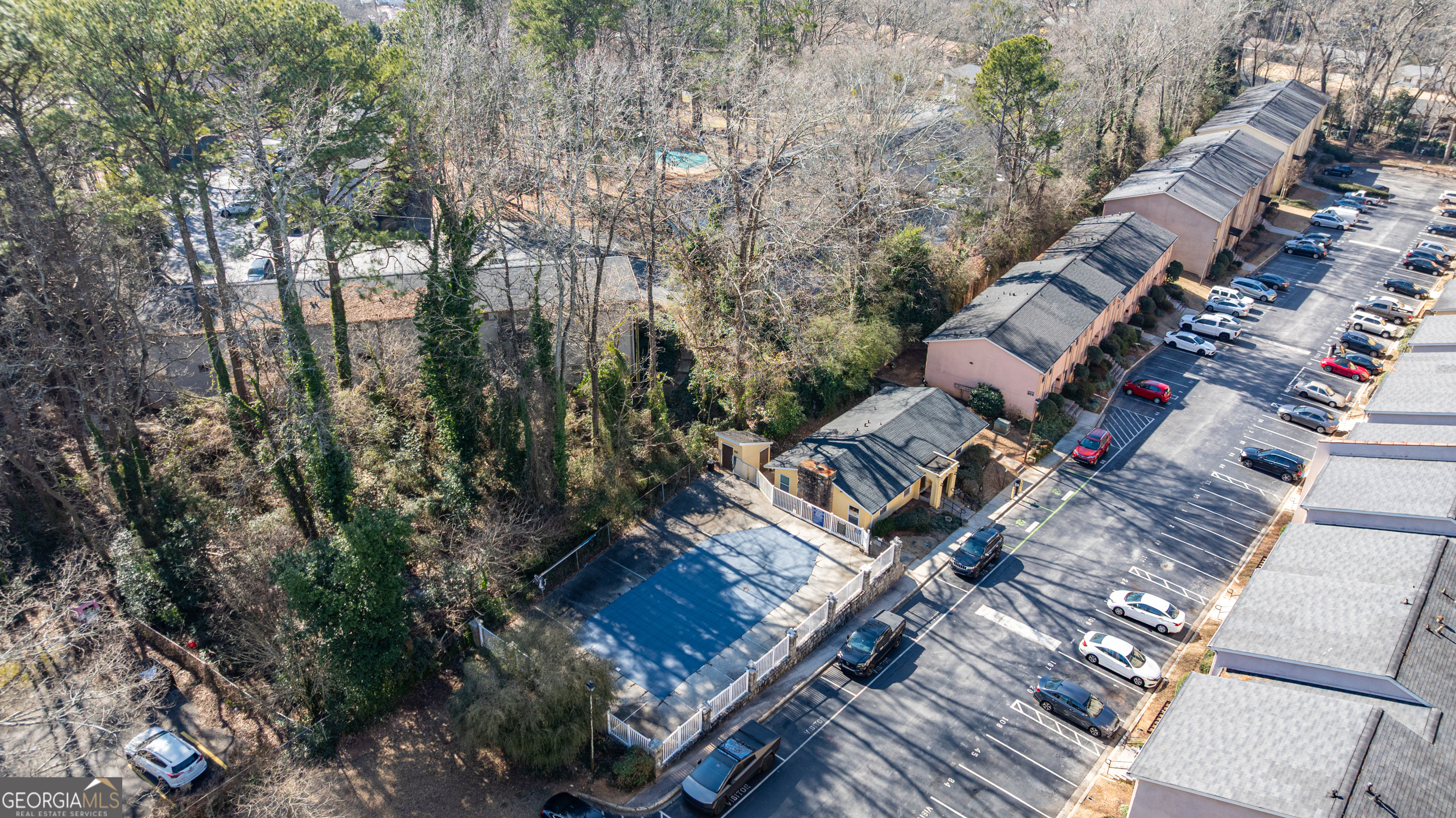 2386 Lawrenceville Highway Decatur, GA 30033 - Photo 47 of 55 an aerial view of a house with outdoor space