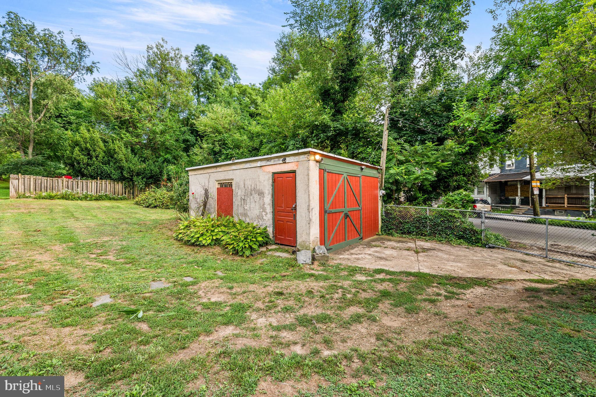 408 East Woodlawn Street Philadelphia, PA 19144 - Photo 30 of 31 a view of a backyard of the house
