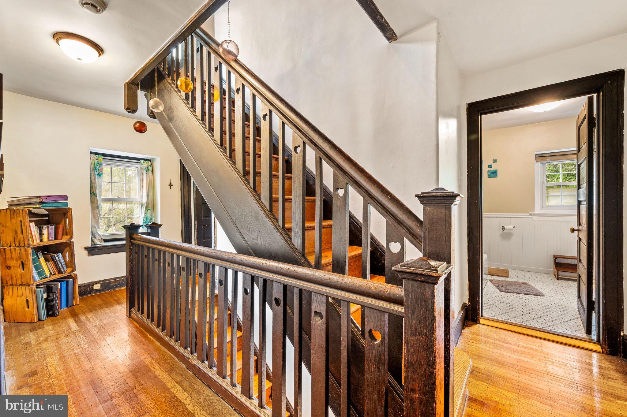 408 East Woodlawn Street Philadelphia, PA 19144 - Photo 7 of 31 a view of an entryway with wooden floor and windows