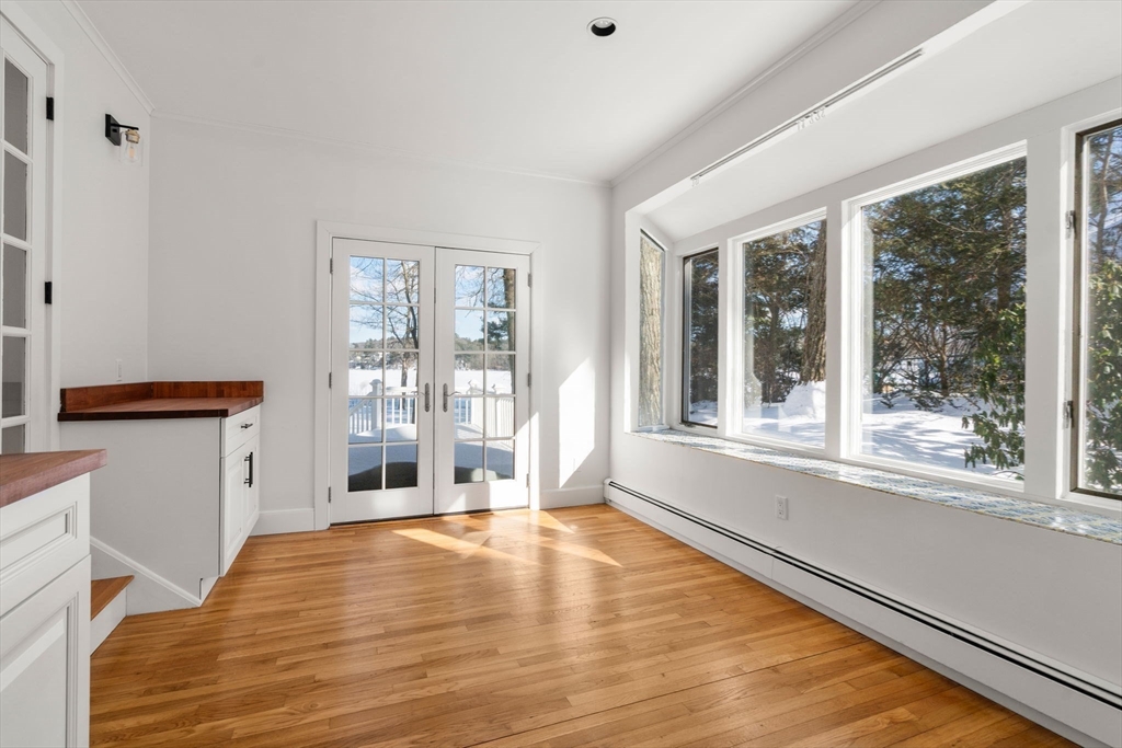 31 College Road Wellesley, MA 02482 - Photo 16 of 38 a view of empty room with wooden floor and fan