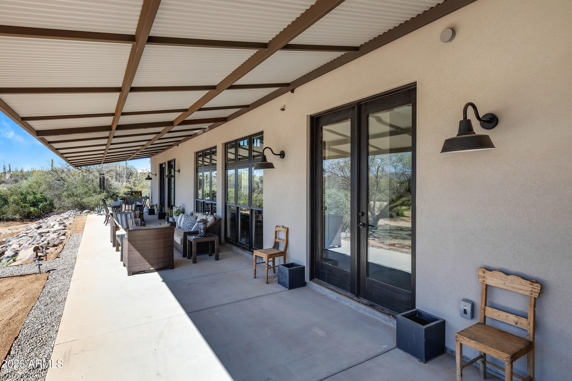 16705 East Ranch Road Scottsdale, AZ 85262 - Photo 48 of 53 a view of a porch with furniture