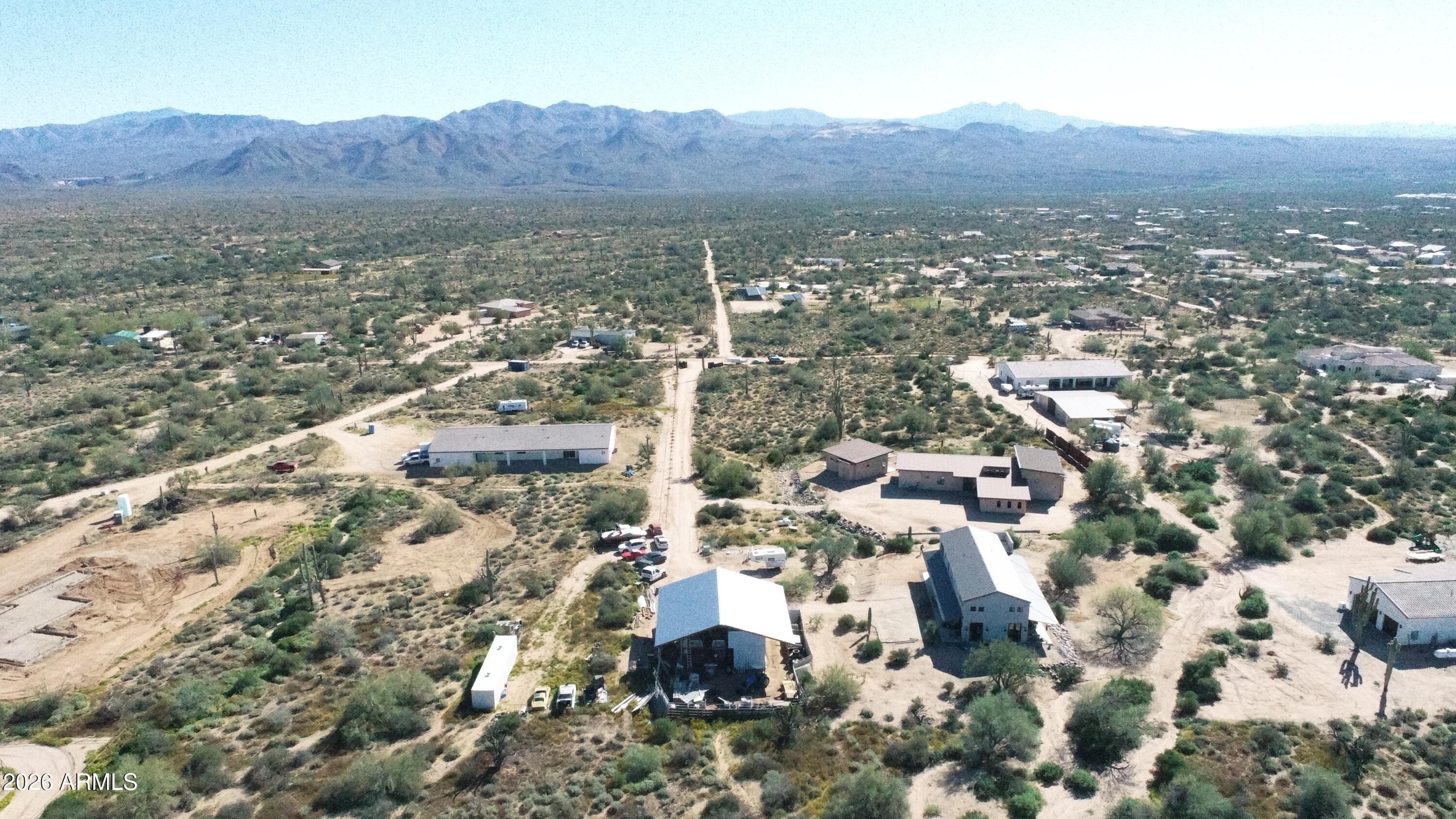 16705 East Ranch Road Scottsdale, AZ 85262 - Photo 53 of 53 an aerial view of residential house and green space