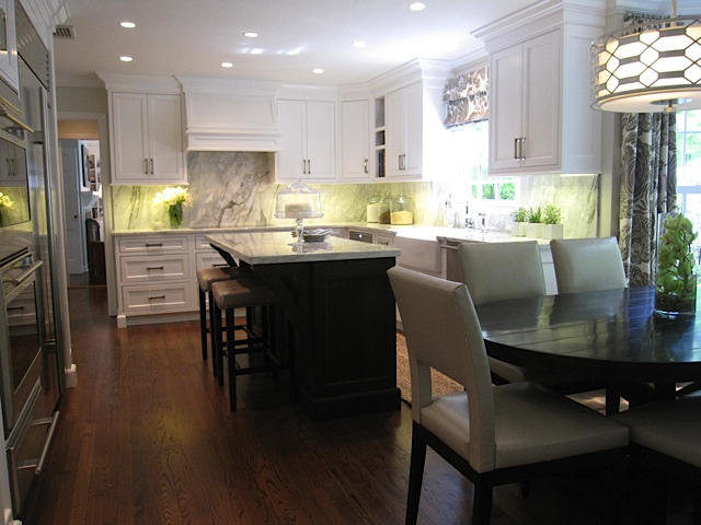 207 Jonathan Road New Canaan, CT 06840 - Photo 14 of 30 a dining room with furniture a window and kitchen view