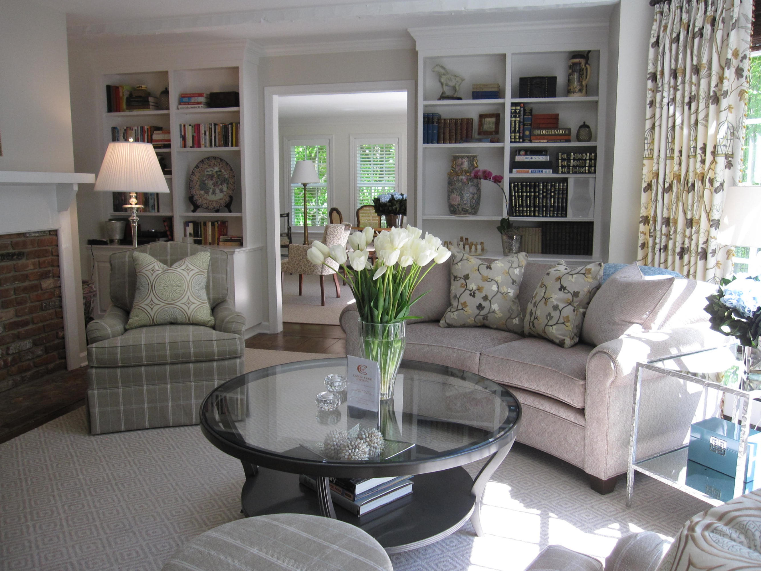 207 Jonathan Road New Canaan, CT 06840 - Photo 8 of 30 a living room with furniture and a potted plant