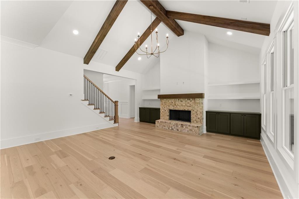 285 Reese Way Ball Ground, GA 30107 - Photo 11 of 30 a view of a livingroom with a fireplace