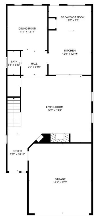 1502 Olive Place Houston, TX 77077 - Photo 25 of 27 !st Floor Layout