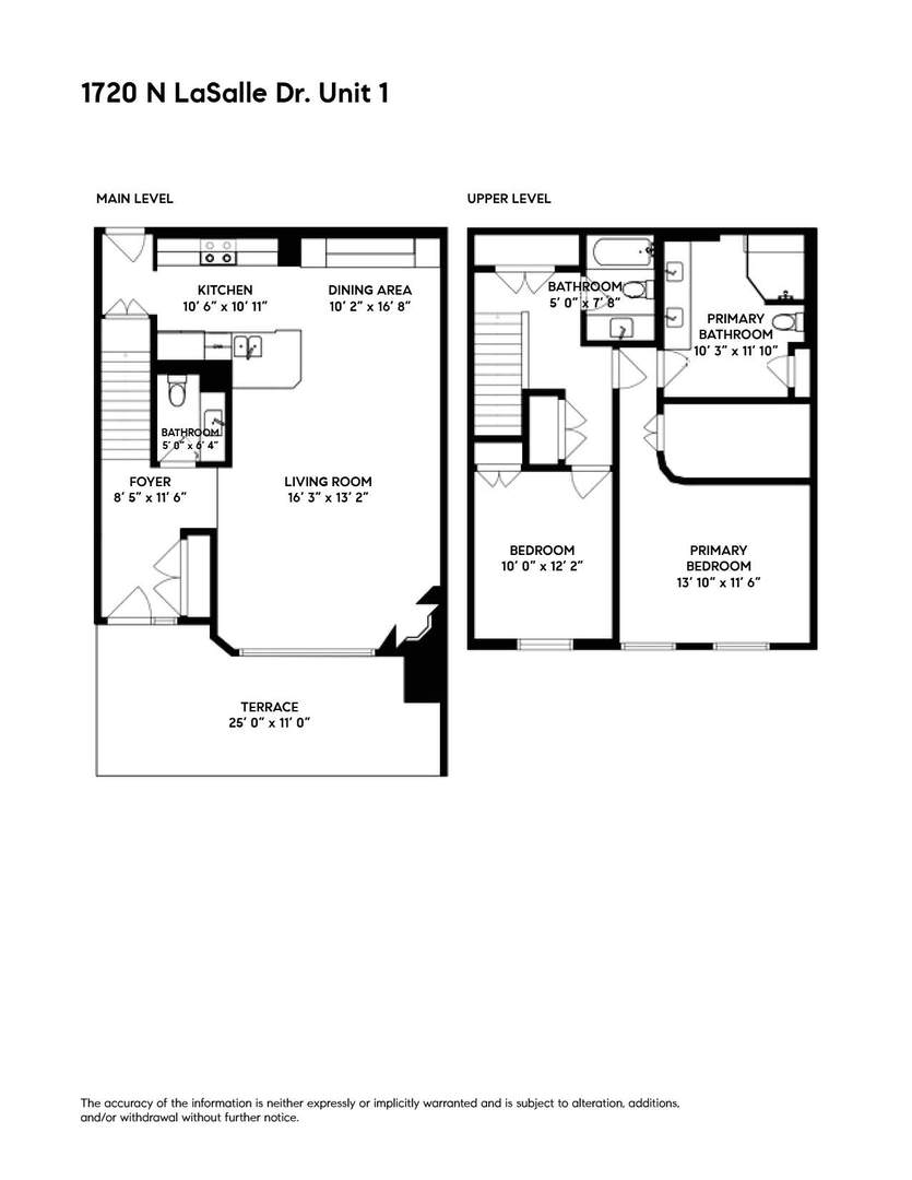 1720 North LaSalle Drive, Unit 1 Chicago, IL 60614 - Photo 28 of 28 a picture of a floor plan