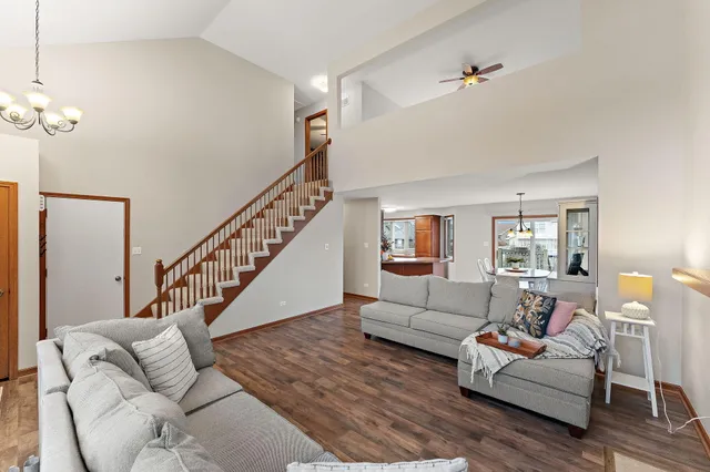 a living room with furniture or couch and a window