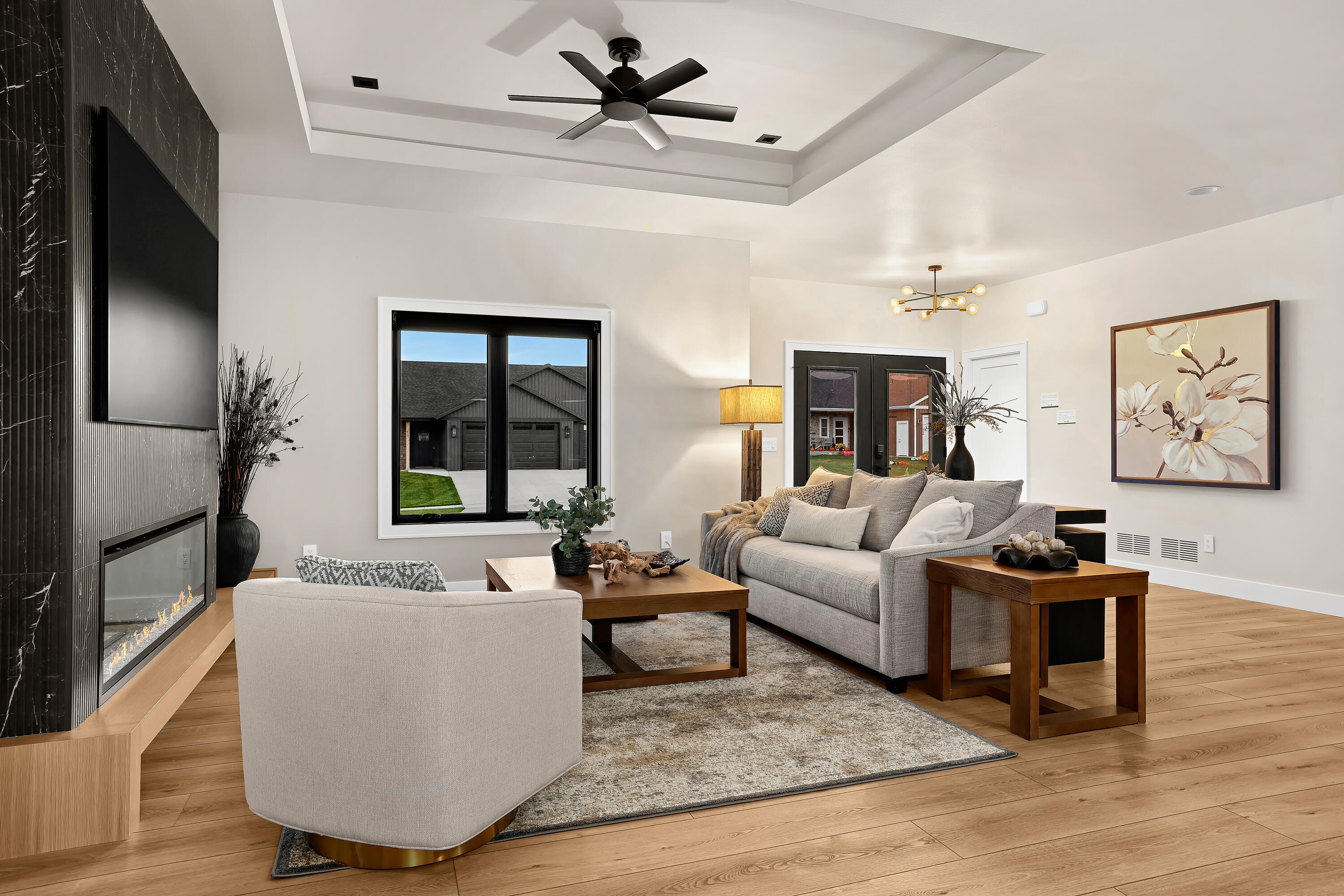 251 Weston Road Holmen, WI 54636 - Photo 6 of 49 Living room with fireplace