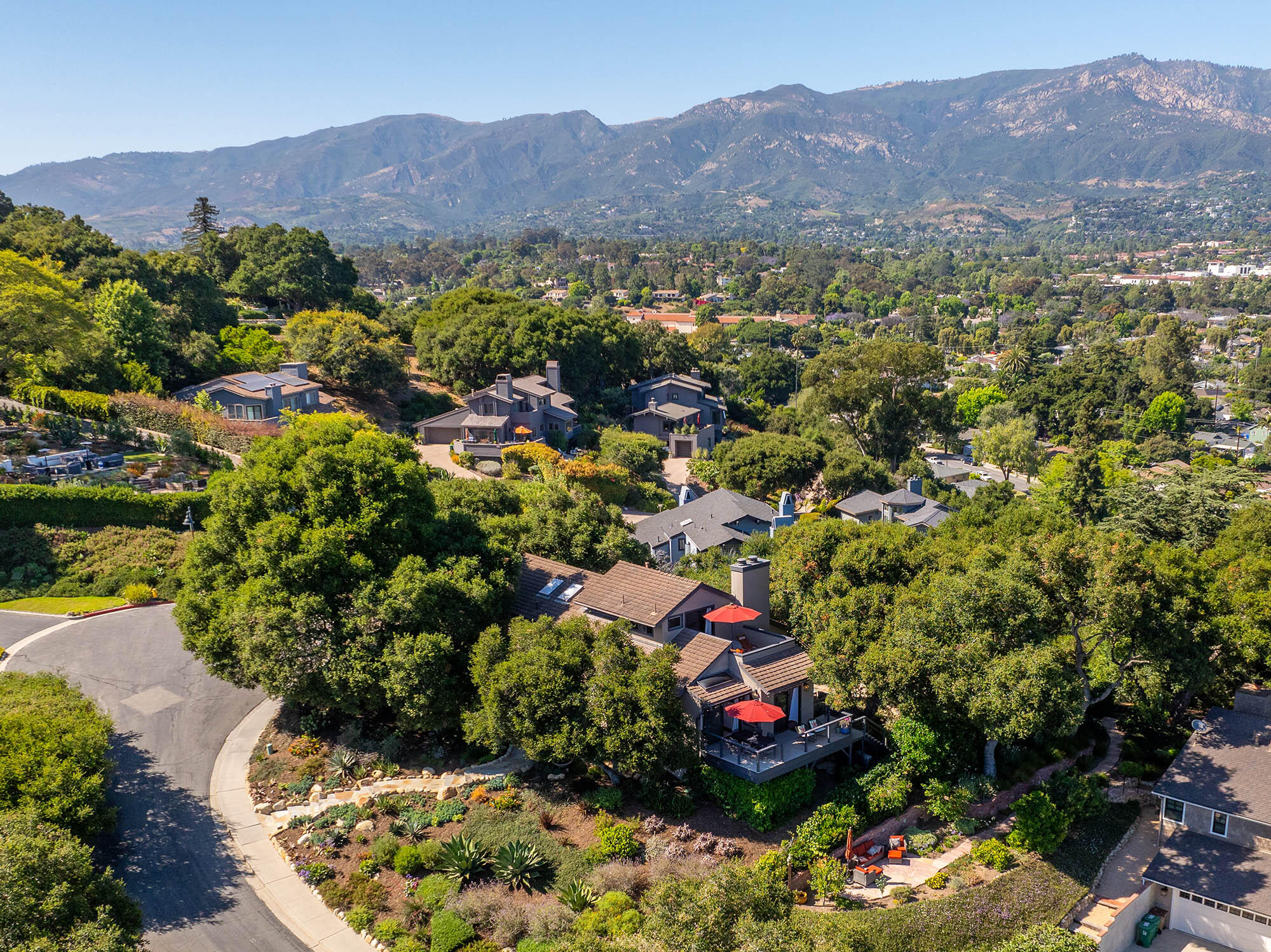 1118 Nirvana Road Santa Barbara, CA 93101 - Photo 16 of 88 15 Aerial north DJI_0405