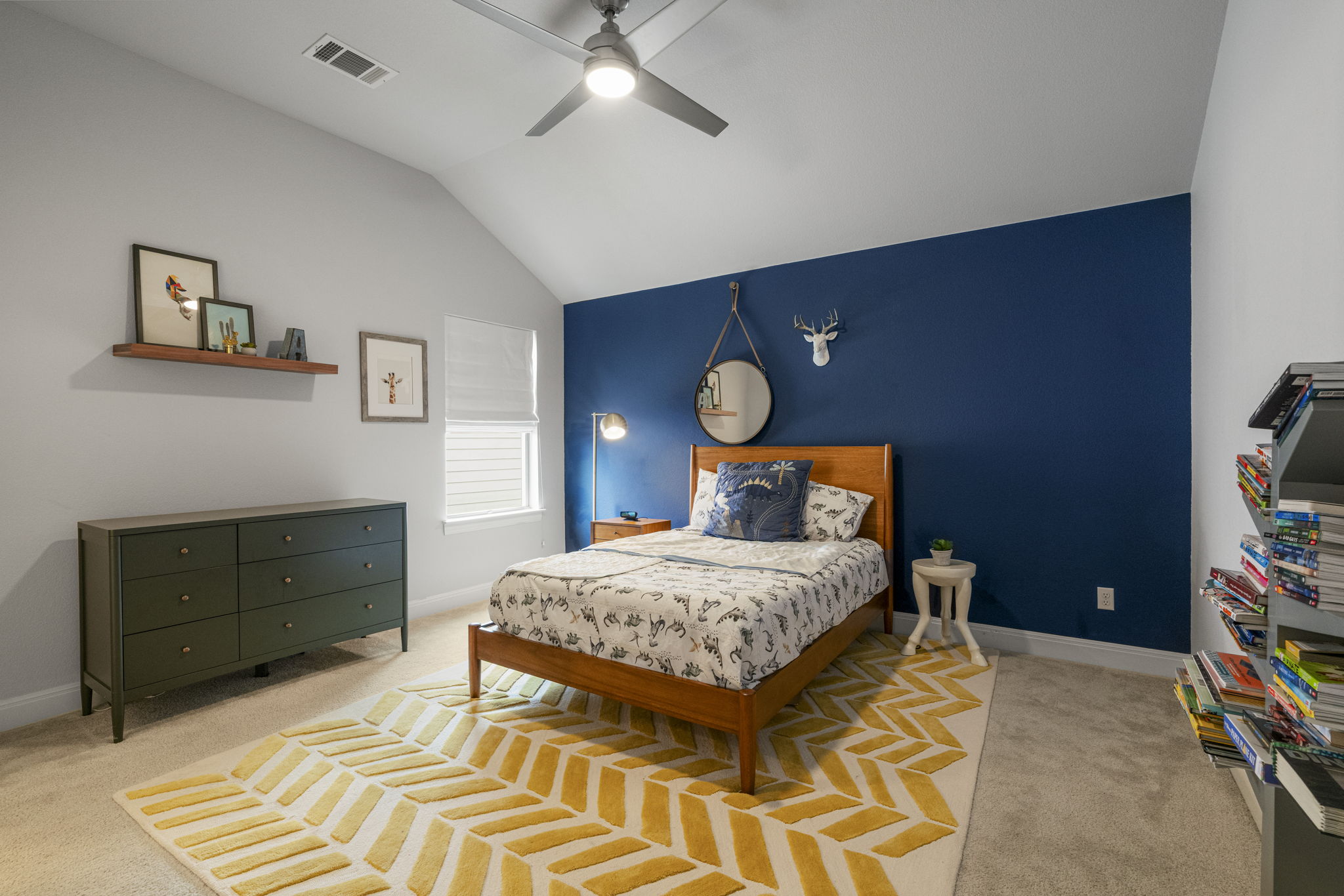 288 Hazy Hills Loop Dripping Springs, TX 78620 - Photo 30 of 40 Another secondary bedroom with a bright, inviting feel.