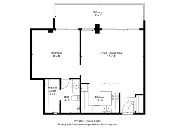 $199,500 | 6211 West Northwest Highway, Unit 503, Dallas, TX 75225