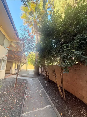 a view of an outdoor space and a yard
