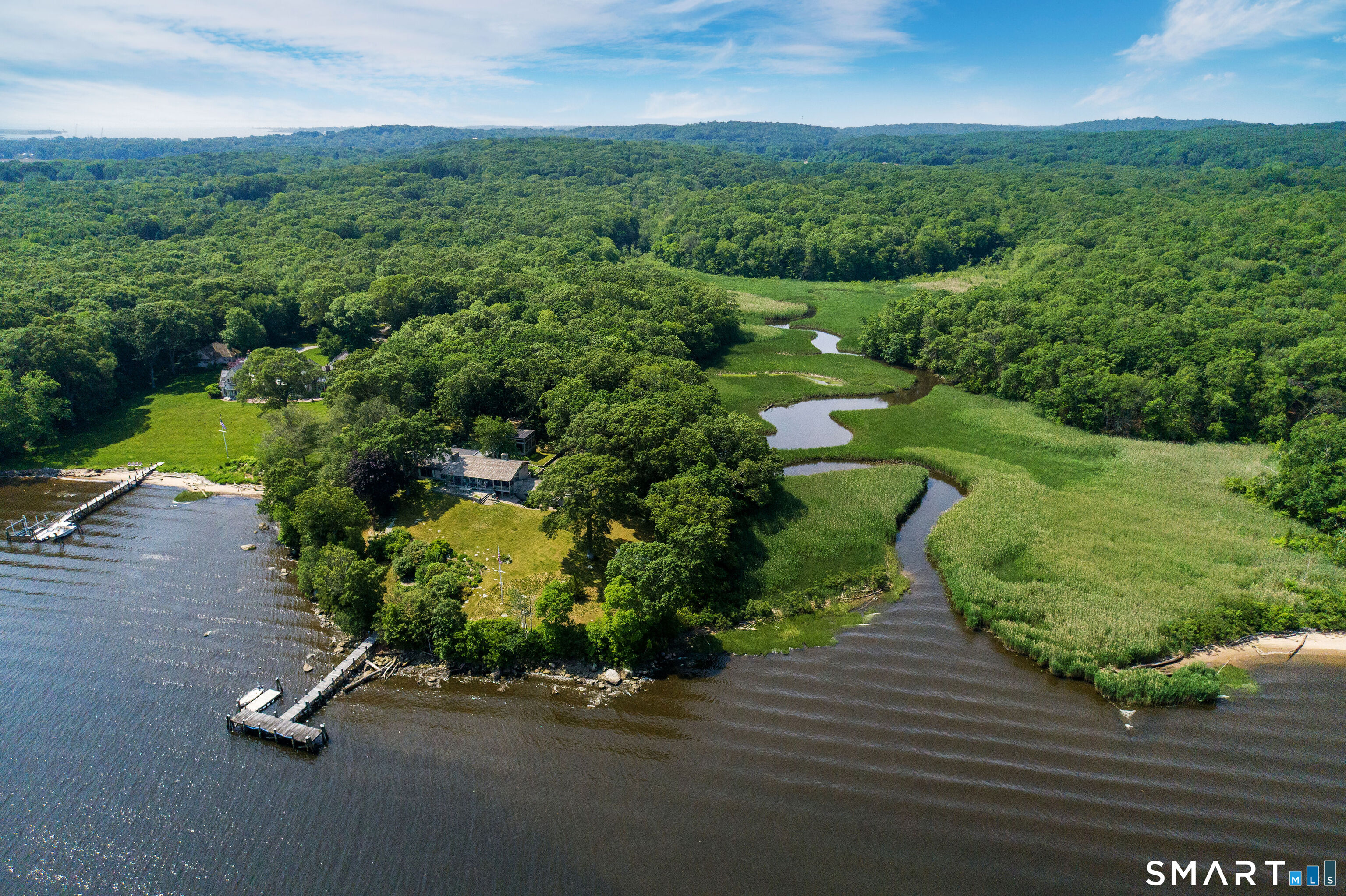 41 Watrous Point Road Old Saybrook, CT 06475 - Photo 4 of 40 an aerial view of a